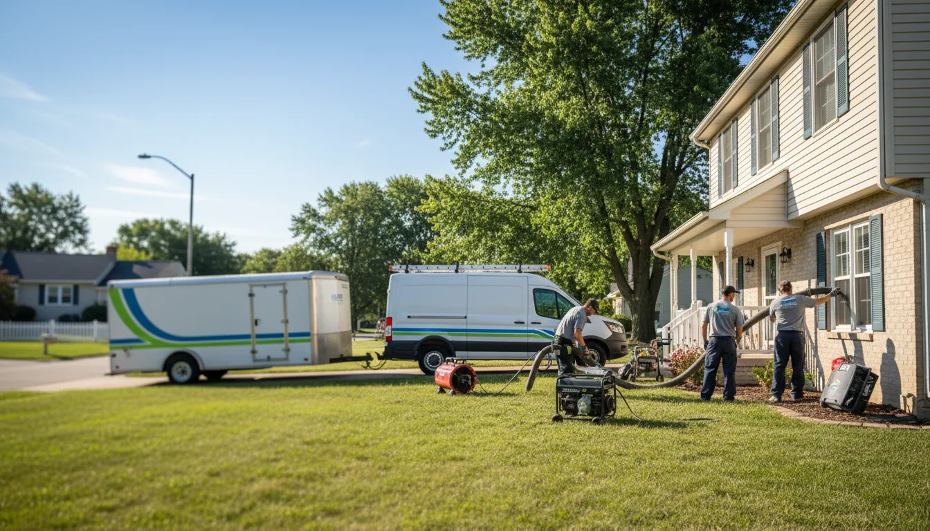 Flooded Basement Restoration And Cleanup With Repair in Knoxville, IA near me